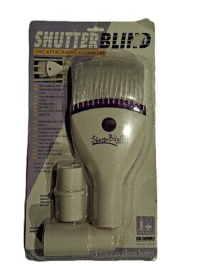 Shutter Blind Vac Attachment   IdeaWorks   Universal Fit   Adapter   New  Sealed